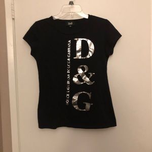 Dolce and Gabbana women’s black T-shirt